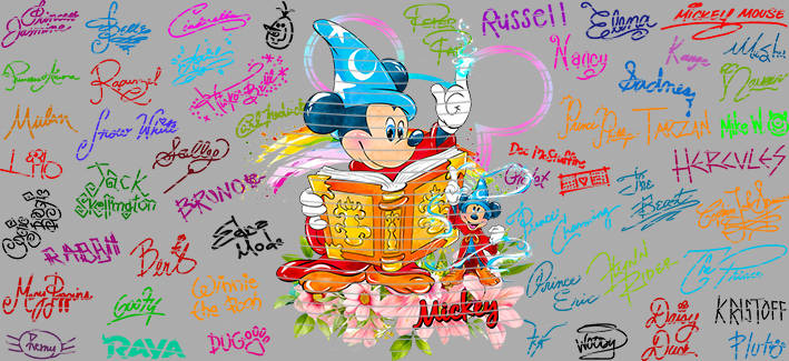 16oz Disney style-D-1303